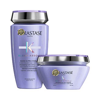 Kérastase Blond Absolu Shampoo Ultra-Violet 250ml+Máscara 200g