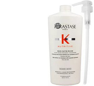 L'oréal Nutritive Satin Riche Shampoo 1L(Secos/Desidratados)