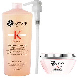 L'oréal Genesis Shampoo Hydra-Fortifiant 1L e Máscara 200g