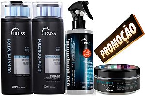 Truss Ultra Hydration Shampoo e Cond+Uso Obrigatório+Máscara