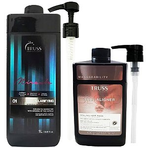 Truss Clarifying Shampoo Antirresíduo + Seal-Aligner Blond
