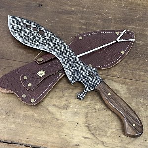 Kukri Estilizada Teflonada 11" - Inox 420c - Cabo Tradicional
