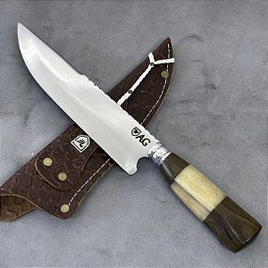 DUPLICADO - Faca Churrasco 8" - Inox 420c - Cabo Tradicional