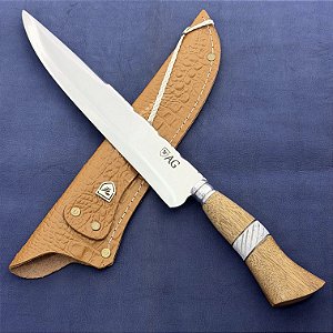 Faca Churrasco 10" - Inox 420c - Cabo Tradicional