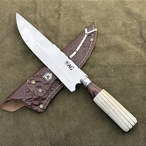 Faca Churrasco 8" - Inox 420c - Cabo Tradicional