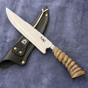 Faca Churrasco 8" - Inox 420c - Cabo Tradicional