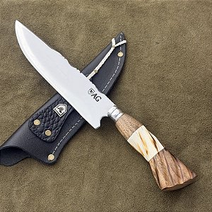 Faca Churrasco 8" - Inox 420c - Cabo Tradicional