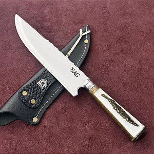 Faca Churrasco 8" - Inox 420c - Cabo Exclusivo