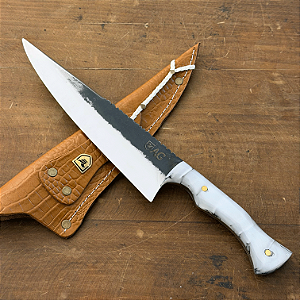 Faca Chef 8" - Inox 420c - Cabo Tradicional