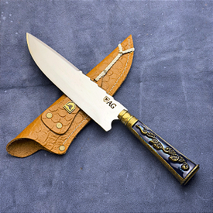 Faca Churrasco 8" - Inox 420c - Cabo Exclusivo