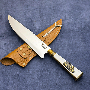 Faca Churrasco 8" - Inox 420c - Cabo Exclusivo