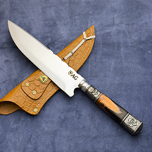 Faca Churrasco 8" - Inox 420c - Cabo Exclusivo