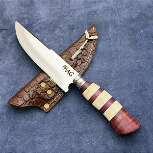 Faca Churrasco 6" - Inox 420c - Cabo Tradicional