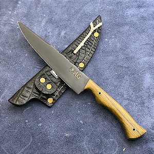 Faca Campeira 6" - Carbono 1070 - Cabo Tradicional