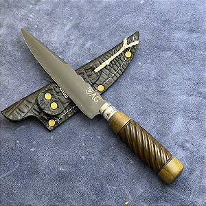 Faca Campeira 6" - Carbono 1070 - Cabo Tradicional