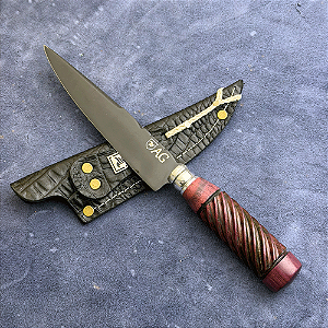 Faca Campeira 6" - Carbono 1070 - Cabo Tradicional