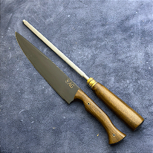 Conjunto de Churrasco 8 " - Cabos Tradicionais