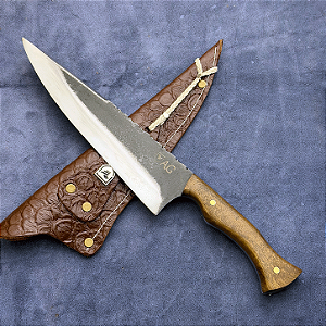 Faca Chef 8" - Carbono 1070 - Cabo Tradicional
