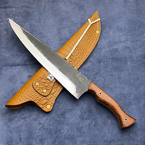 Faca Chef 10" - Carbono 1075 - Cabo Tradicional