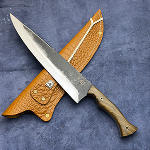Faca Chef 10" - Carbono 1075 - Cabo Tradicional