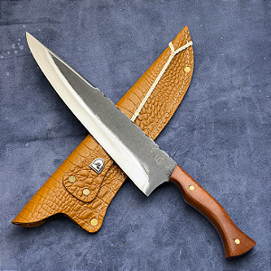 Faca Chef 10" - Carbono 1075 - Cabo Tradicional