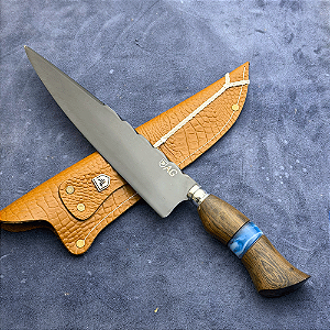 Faca Churrasco 10" - Carbono 1070 - Cabo Tradicional