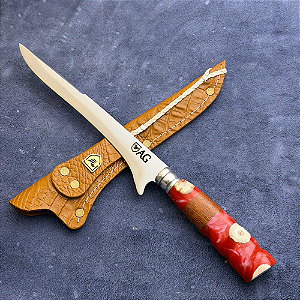 Faca Fileteira 8" - Inox 420c - Cabo Tradicional