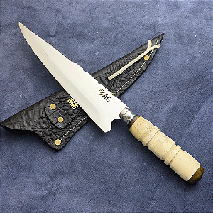 Faca Churrasco 8" - Inox 420c - Cabo Tradicional