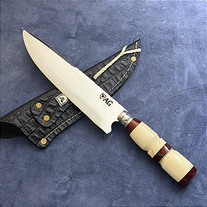 Faca Churrasco 8" - Inox 420c - Cabo Tradicional