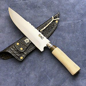 Faca Churrasco 8" - Inox 420c - Cabo Tradicional