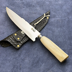 Faca Churrasco 8" - Inox 420c - Cabo Tradicional