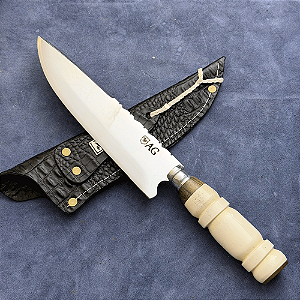 Faca Churrasco 8" - Inox 420c - Cabo Tradicional