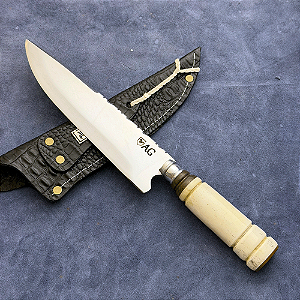 Faca Churrasco 8" - Inox 420c - Cabo Tradicional