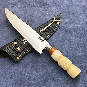 Faca Churrasco 8" - Inox 420c - Cabo Tradicional