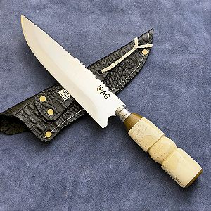 Faca Churrasco 8" - Inox 420c - Cabo Tradicional