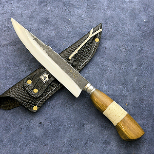 Faca Churrasco 8" - Carbono 1070 - Cabo Tradicional