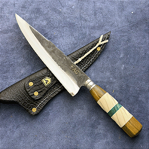 Faca Churrasco 8" - Carbono 1070 - Cabo Tradicional
