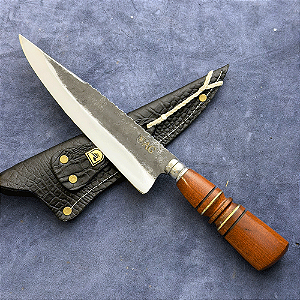 Faca Churrasco 8" - Carbono 1070 - Cabo Tradicional