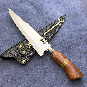 Faca Churrasco 8" - Inox 420c - Cabo Tradicional