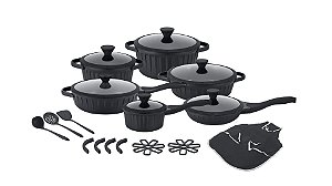 Donna Antiaderente 22 Peças - Preta