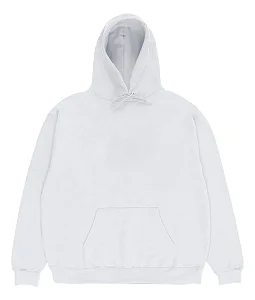 Moletom Canguru Inver Branco Streetwear 3 cabos