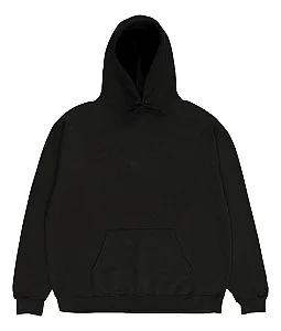 Moletom Canguru Inver Preto Streetwear 3 cabos