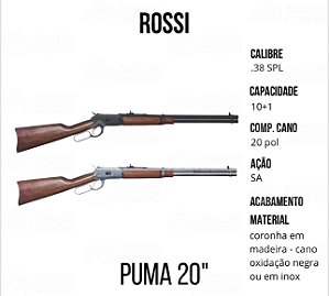 Rossi Puma 20" .38SPL