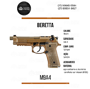 Beretta M9A4 cal 9mm