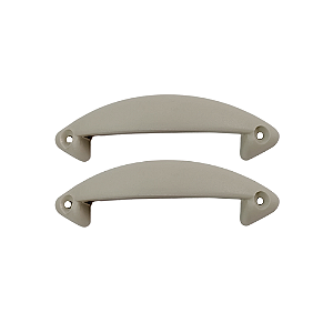 KIT: 100 PUXADORES PARA BOX BAÚ - COR BEGE