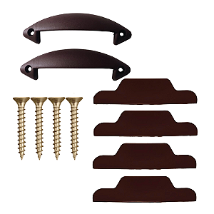 KIT: 100 CANTONEIRAS e 100 PUXADORES PARA CAMA BOX