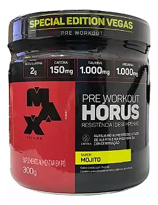 Pré-Treino Hórus - Mojito - 300g - Max Titanium