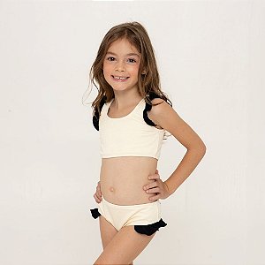 Biquíni Infantil Bicolor