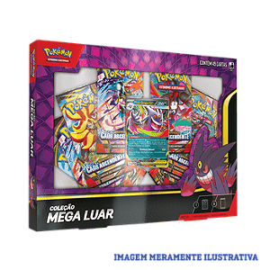 Box Pokémon Coleção Mega Luar Mega Gengar