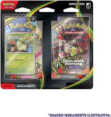 Pokémon TCG – Combo com 4 Pacotes de Booster: Megaevolução Equilíbrio Perfeito